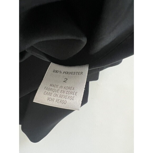 Tahari Dress Y2K 90’s Slim Scoop Neck Size 2 90’s Slim Pencil F65 - Picture 5 of 8